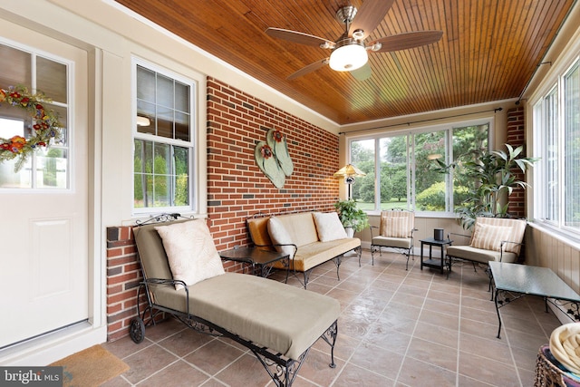 1512 Marsh Rd, Wilmington, DE 19803 - sunroom / solarium with plenty of natural light, a ceiling fan, and outdoor lounge area