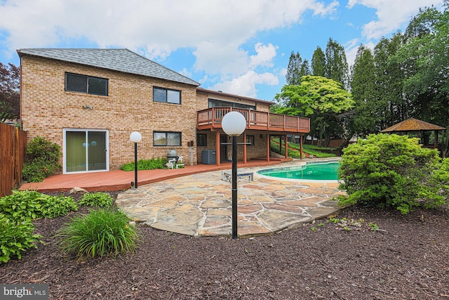 7119 Pheasant Cross Dr, Baltimore, MD 21209 - view of swimming pool featuring a deck, a patio area, and area for grilling