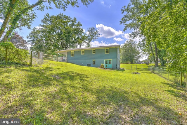 7918 Wicker Ln, La Plata, MD 20646 - back of house with a fenced backyard