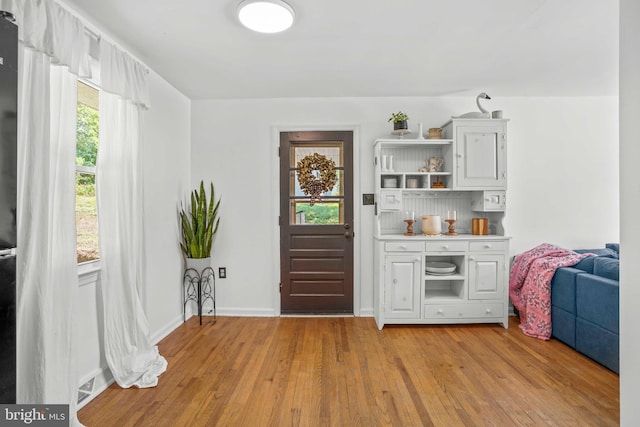 7918 Wicker Ln, La Plata, MD 20646 - living room with light wood-type flooring and baseboards