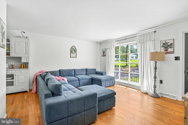 7918 Wicker Ln, La Plata, MD 20646 - living room with light wood-type flooring