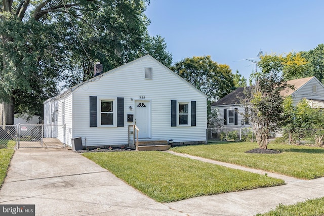 925 Barron Ave, Baltimore, MD 21221 - bungalow-style house featuring a gate, a chimney, and driveway
