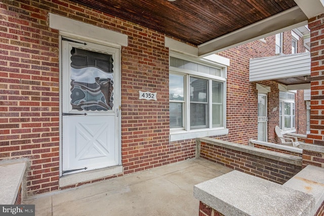4352 Sheldon Ave, Baltimore, MD 21206 - entrance to property featuring a porch and brick siding