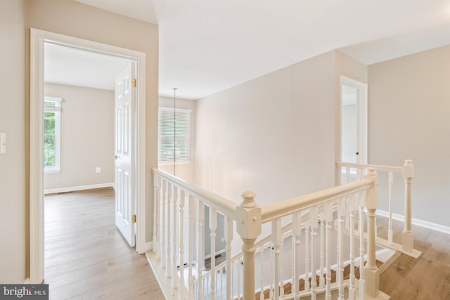 7 Somerset Ct, Annapolis, MD 21403 - hall with an upstairs landing and wood finished floors