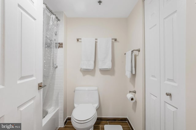 2121 Jamieson Ave Unit 707, Alexandria, VA 22314 - full bathroom with a closet and shower / bathtub combination with curtain