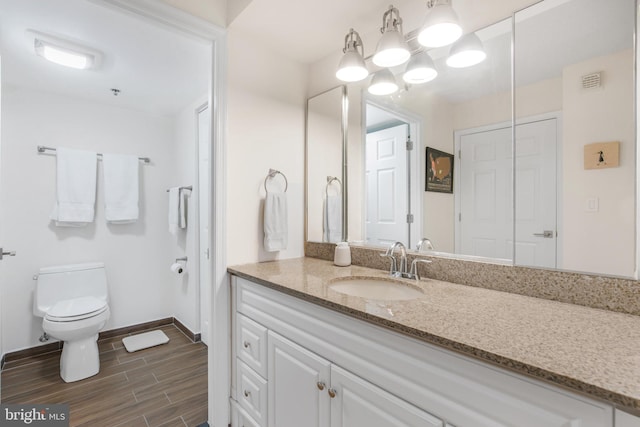 2121 Jamieson Ave Unit 707, Alexandria, VA 22314 - bathroom with vanity and wood finished floors