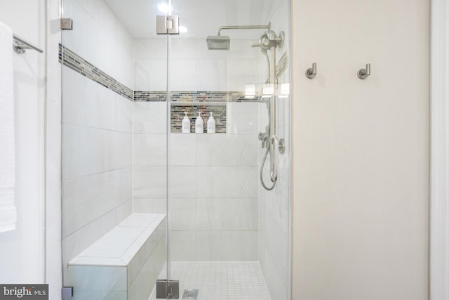 2121 Jamieson Ave Unit 707, Alexandria, VA 22314 - bathroom with a shower stall