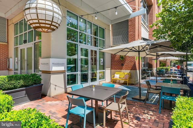 2121 Jamieson Ave Unit 707, Alexandria, VA 22314 - view of patio with outdoor dining area