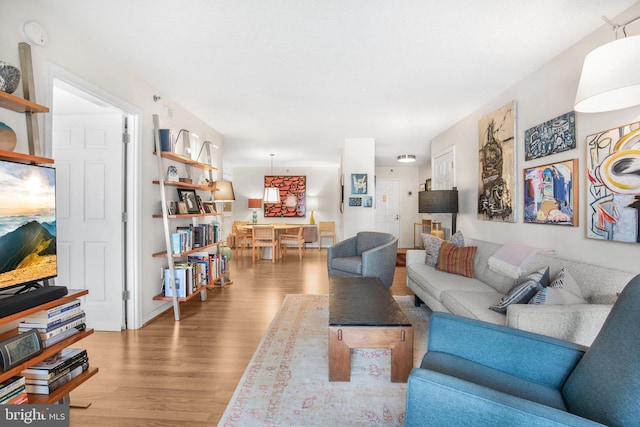 2121 Jamieson Ave Unit 707, Alexandria, VA 22314 - living room featuring wood finished floors