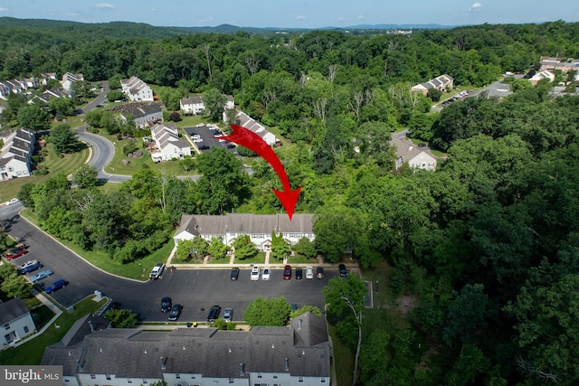 91 Village Dr, Schwenksville, PA 19473 - aerial view of property's location featuring a forest