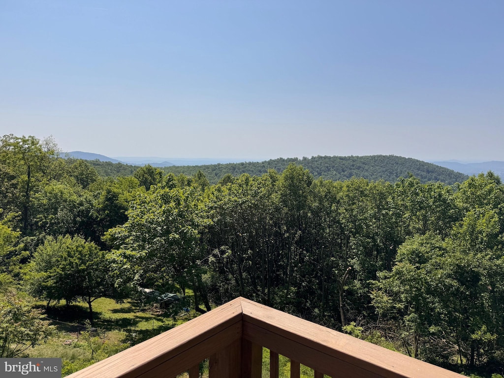 728 Shenandoah Valley Dr, Front Royal, VA 22630 - mountain view with a forest