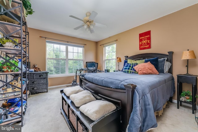 17 Paddock Ln, Flemington, NJ 08822 - bedroom featuring carpet floors and a ceiling fan