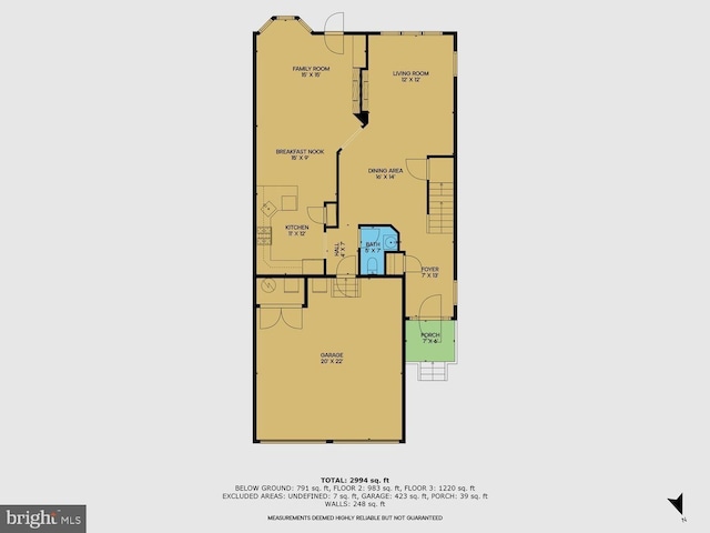 17 Paddock Ln, Flemington, NJ 08822 - view of floor plan / room layout