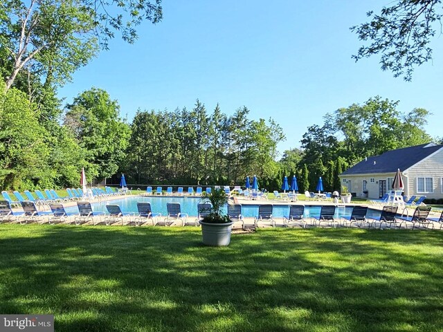 17 Paddock Ln, Flemington, NJ 08822 - community pool featuring a lawn