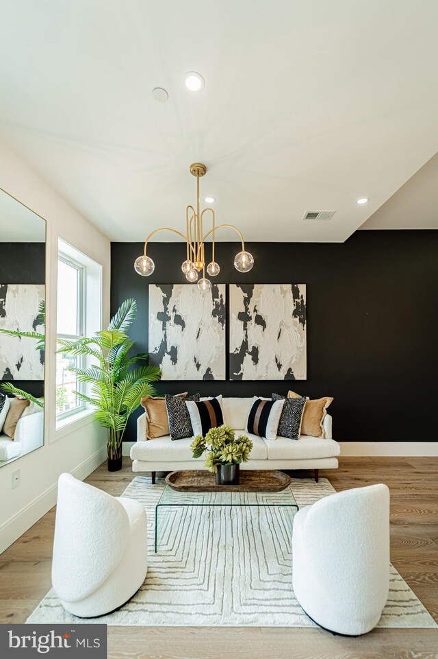 2517 Ontario Rd NW Unit Ph7, Washington, DC 20009 - living area with wood finished floors and recessed lighting