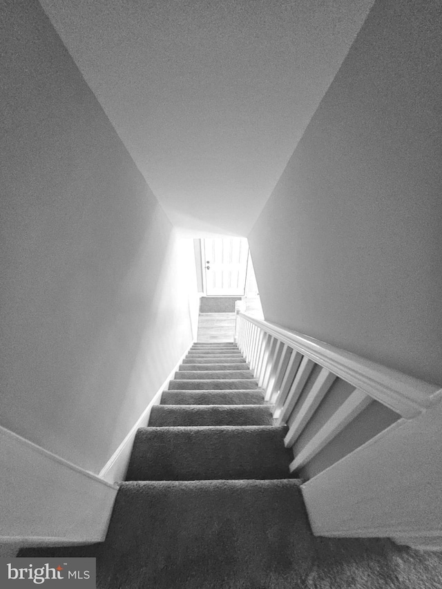 1608 Howard, Baltimore, MD 21221 - stairs with lofted ceiling