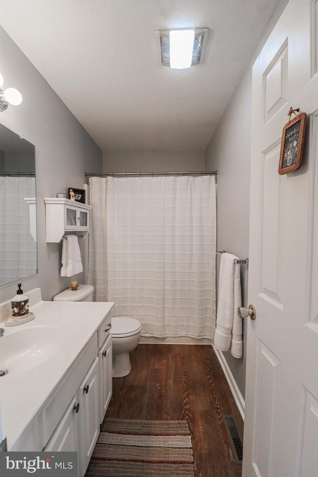 365 Charles Cir, Hellam, PA 17406 - full bathroom with wood finished floors, vanity, and a shower with curtain