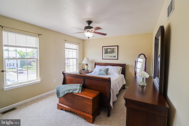 365 Charles Cir, Hellam, PA 17406 - carpeted bedroom featuring baseboards and ceiling fan