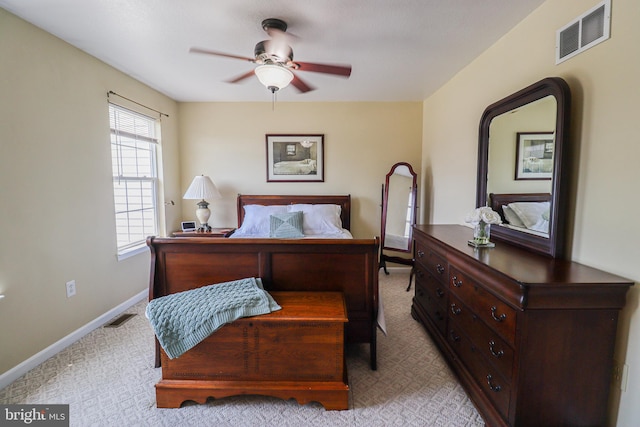 365 Charles Cir, Hellam, PA 17406 - bedroom with light colored carpet and ceiling fan