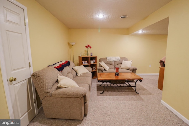 365 Charles Cir, Hellam, PA 17406 - carpeted living room with baseboards and recessed lighting