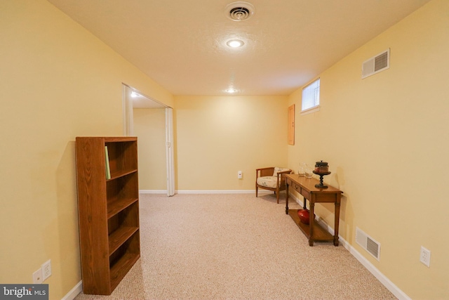 365 Charles Cir, Hellam, PA 17406 - sitting room featuring carpet floors and recessed lighting