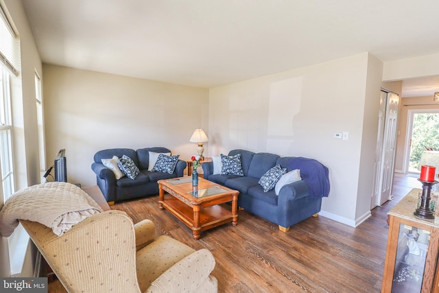 365 Charles Cir, Hellam, PA 17406 - living area with wood finished floors and baseboards