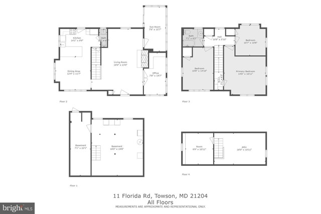 11 Florida Rd, Towson, MD 21204