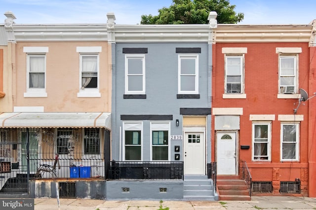 2839 N 9th St, Philadelphia, PA 19133 - townhome / multi-family property with brick siding and cooling unit
