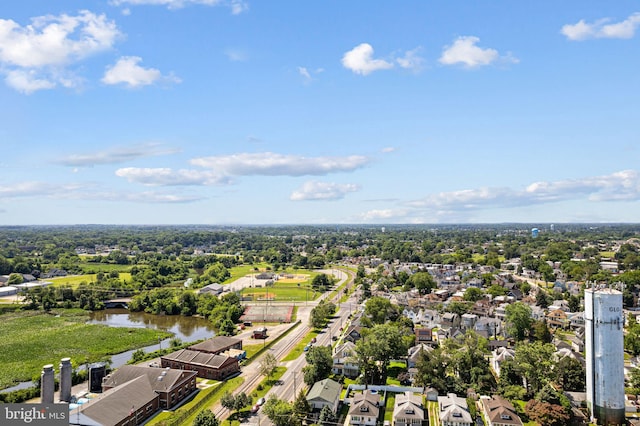 942 Paul St, Gloucester City, NJ 08030 - aerial view of residential area featuring a nearby body of water