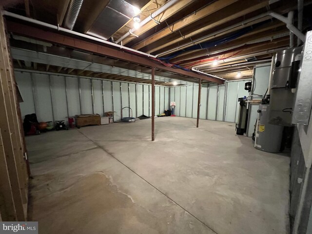 148 Five Points Rd, Mertztown, PA 19539 - unfinished below grade area featuring water heater