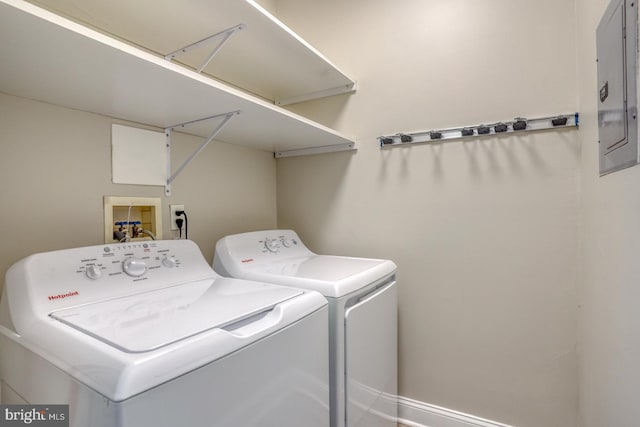 2902 Waters Edge Dr Unit 261, Newark, DE 19702 - washroom featuring washer and dryer and electric panel