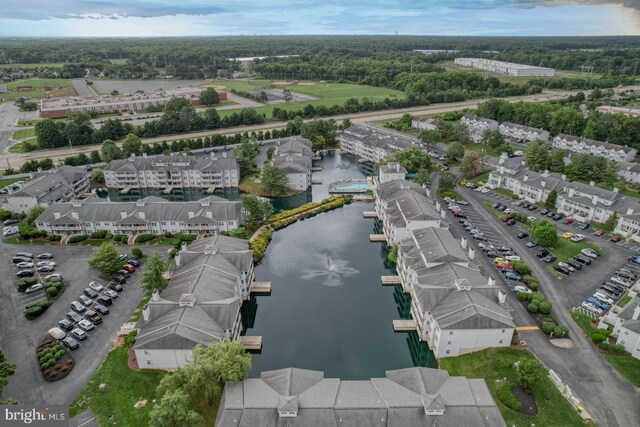 2902 Waters Edge Dr Unit 261, Newark, DE 19702 - bird's eye view of a nearby body of water and a tree filled landscape