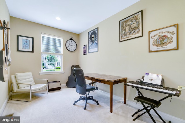 3017 Bainbridge Dr, Lansdale, PA 19446 - home office with baseboards and carpet