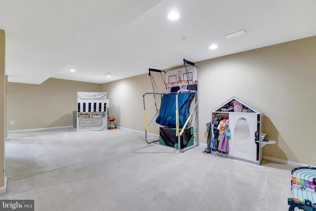 3017 Bainbridge Dr, Lansdale, PA 19446 - playroom featuring carpet floors and recessed lighting