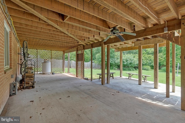 29 Cedar Dr, Sterling, VA 20164 - view of patio / terrace featuring ceiling fan