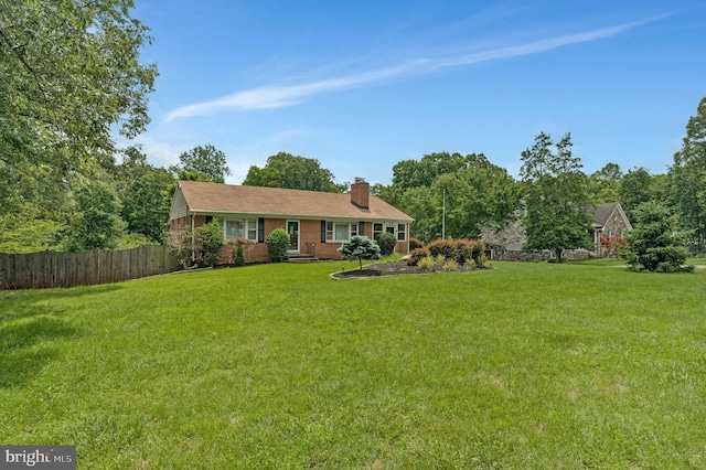 29 Cedar Dr, Sterling, VA 20164 - single story home with a chimney and brick siding