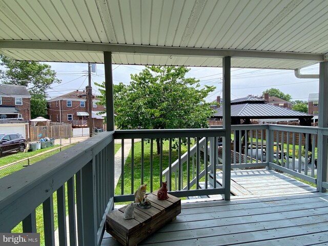 2634 Yorkway, Baltimore, MD 21222 - view of deck
