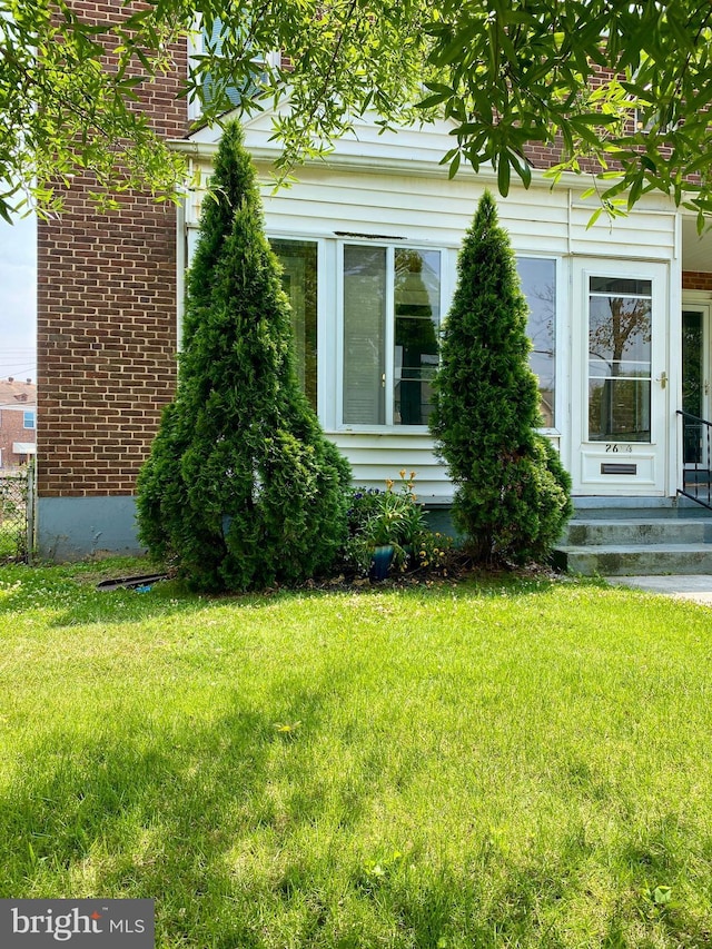 2634 Yorkway, Baltimore, MD 21222 - entrance to property with a lawn and brick siding