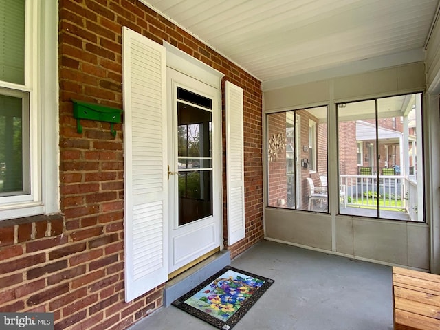 2634 Yorkway, Baltimore, MD 21222 - view of unfurnished sunroom