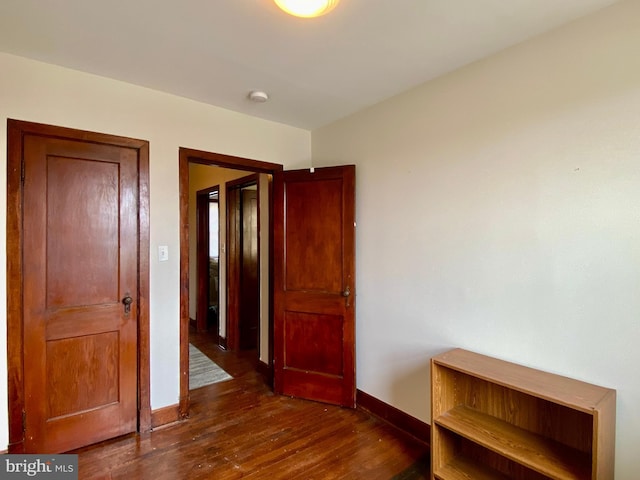2634 Yorkway, Baltimore, MD 21222 - hallway with dark wood-type flooring and baseboards
