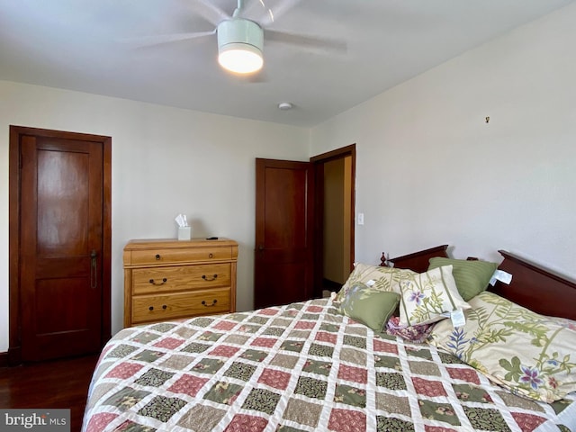 2634 Yorkway, Baltimore, MD 21222 - bedroom with wood finished floors and ceiling fan