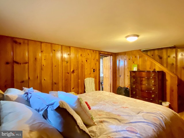 2634 Yorkway, Baltimore, MD 21222 - bedroom with wood walls