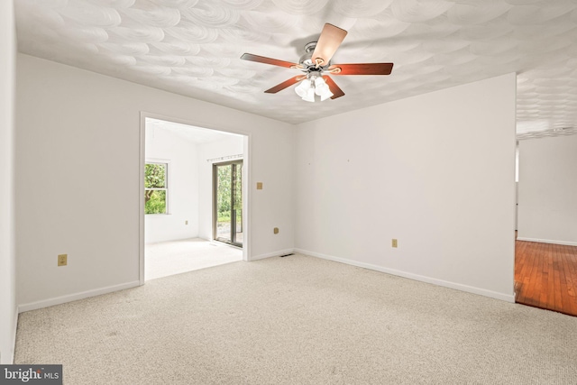 421 Old Stage Rd, Lewisberry, PA 17339 - unfurnished room with ceiling fan and carpet flooring