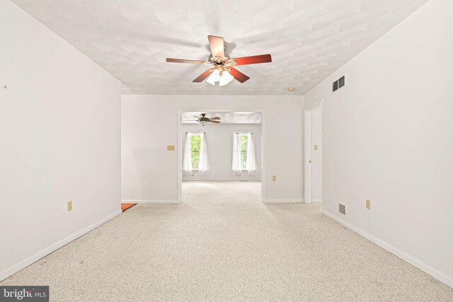 421 Old Stage Rd, Lewisberry, PA 17339 - spare room featuring ceiling fan and light colored carpet