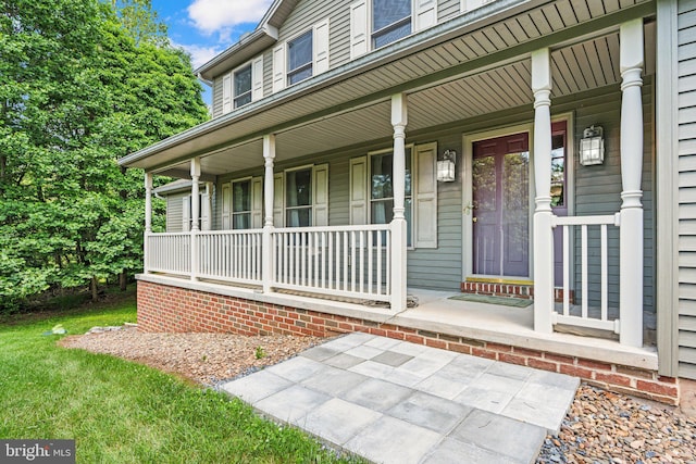 421 Old Stage Rd, Lewisberry, PA 17339 - doorway to property with covered porch