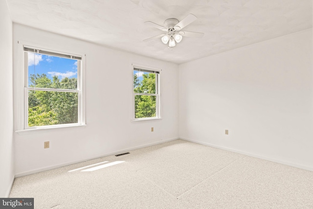421 Old Stage Rd, Lewisberry, PA 17339 - unfurnished room with ceiling fan and carpet floors