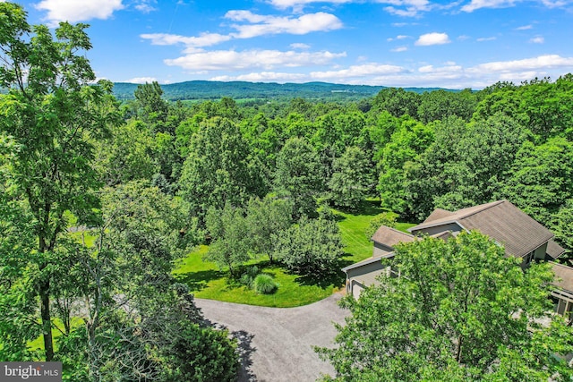 421 Old Stage Rd, Lewisberry, PA 17339 - aerial view of property and surrounding area featuring a heavily wooded area