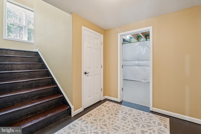 1340 Mountain View Rd, Stafford, VA 22554 - entryway with stairs and baseboards