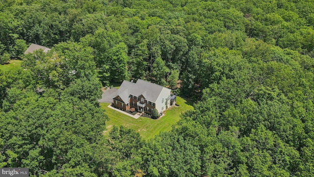 1340 Mountain View Rd, Stafford, VA 22554 - aerial view of property and surrounding area with a heavily wooded area