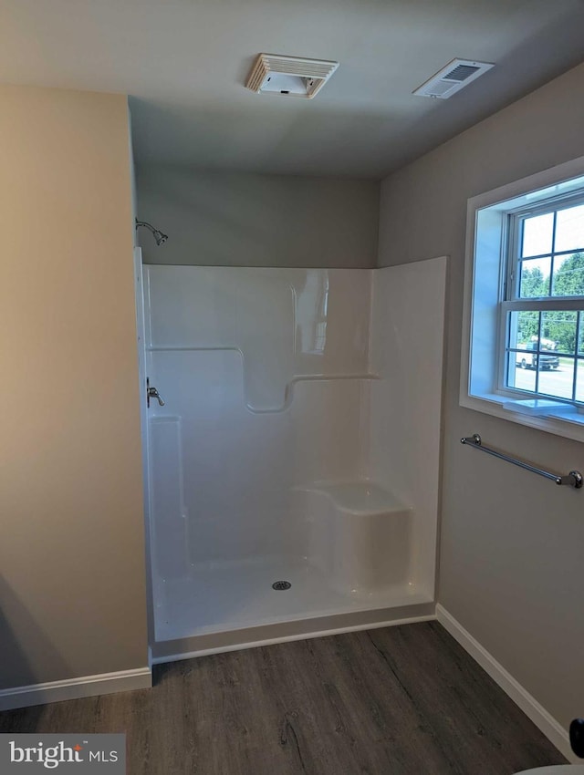 105 Fairfax Ln Unit 84, Dover, DE 19901 - full bath with wood finished floors and a shower